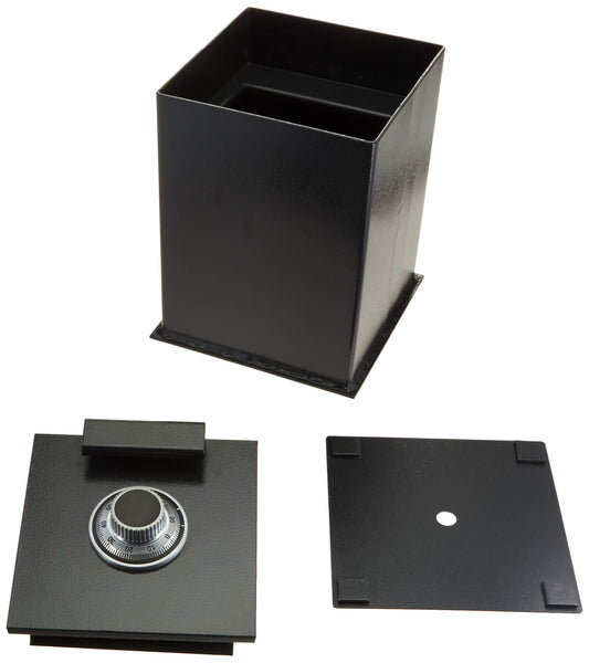 Protex IF-1212C II Floor Safe, under ground safe, LaGard group II combination lock, Sturdy steel cover,Drill resistant carburized hard plate, Powder coat finish