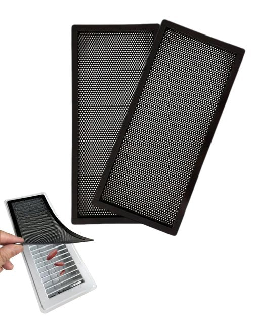 2 Pack Magnetic Vent Covers, 4” x 10” Strong Air Vent Covers for Register Booster Fan, Floor, Wall Registers, Ideal for Home, RV, HVAC & AC Vents