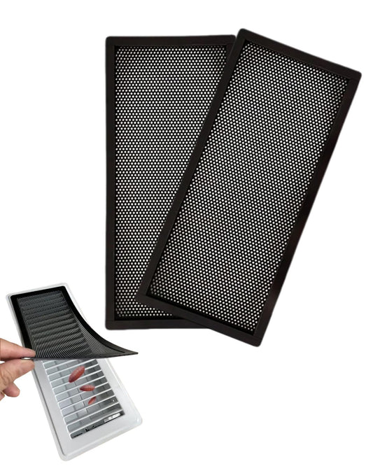 2 Pack Magnetic Vent Covers, 4” x 10” Strong Air Vent Covers for Register Booster Fan, Floor, Wall Registers, Ideal for Home, RV, HVAC & AC Vents