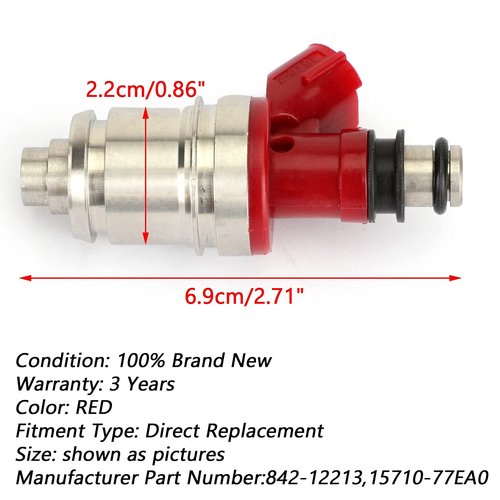 4PCS Fuel Injectors JS28-2 8970795320 Fit for Isuzu Amigo Pickup Rodeo 2.6L