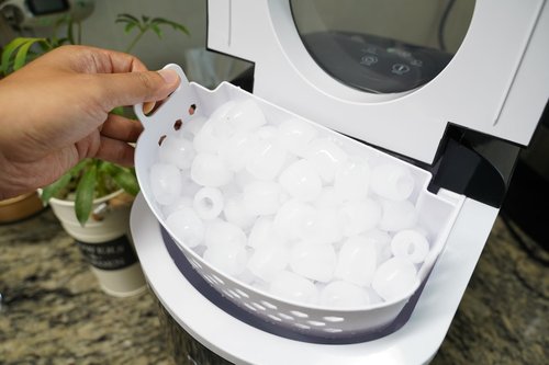 Replacement Part for Magic Chef Ice Makers, Replacement Basket for Magic Chef Fits, Durable and Easy to Replace (White)
