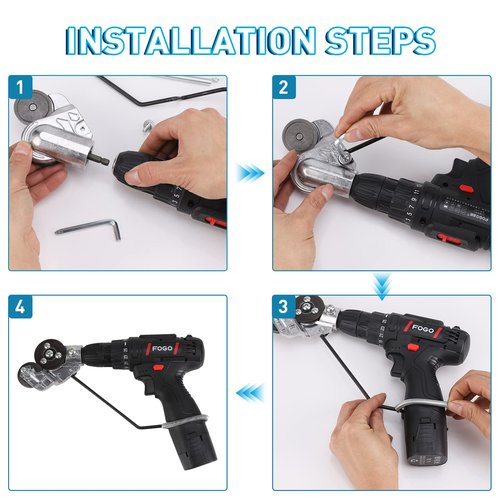 Upgraded Electric Drill Plate Cutter, New Metal Nibbler Drill Cutter Attachment/Adapter, DIY Metal Drill Attachment, Sheet Metal Knife for Cutting Iron, White Sheet, Steel,Copper, Aluminum