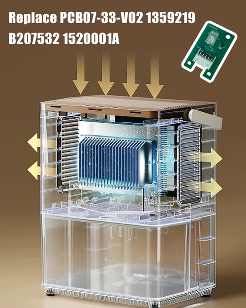 EL EastLane Dehumidifier Humidity Sensor Fit for Hisense Garrison, Humidity Board Module Versatile Replace PCB07-33-V02 1359219 B207532 1520001A