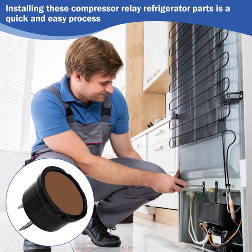 6750CL0001D Compressor Overload Protector Replacement for LG and Kenmore Series Refrigerator Compressors-2pcs