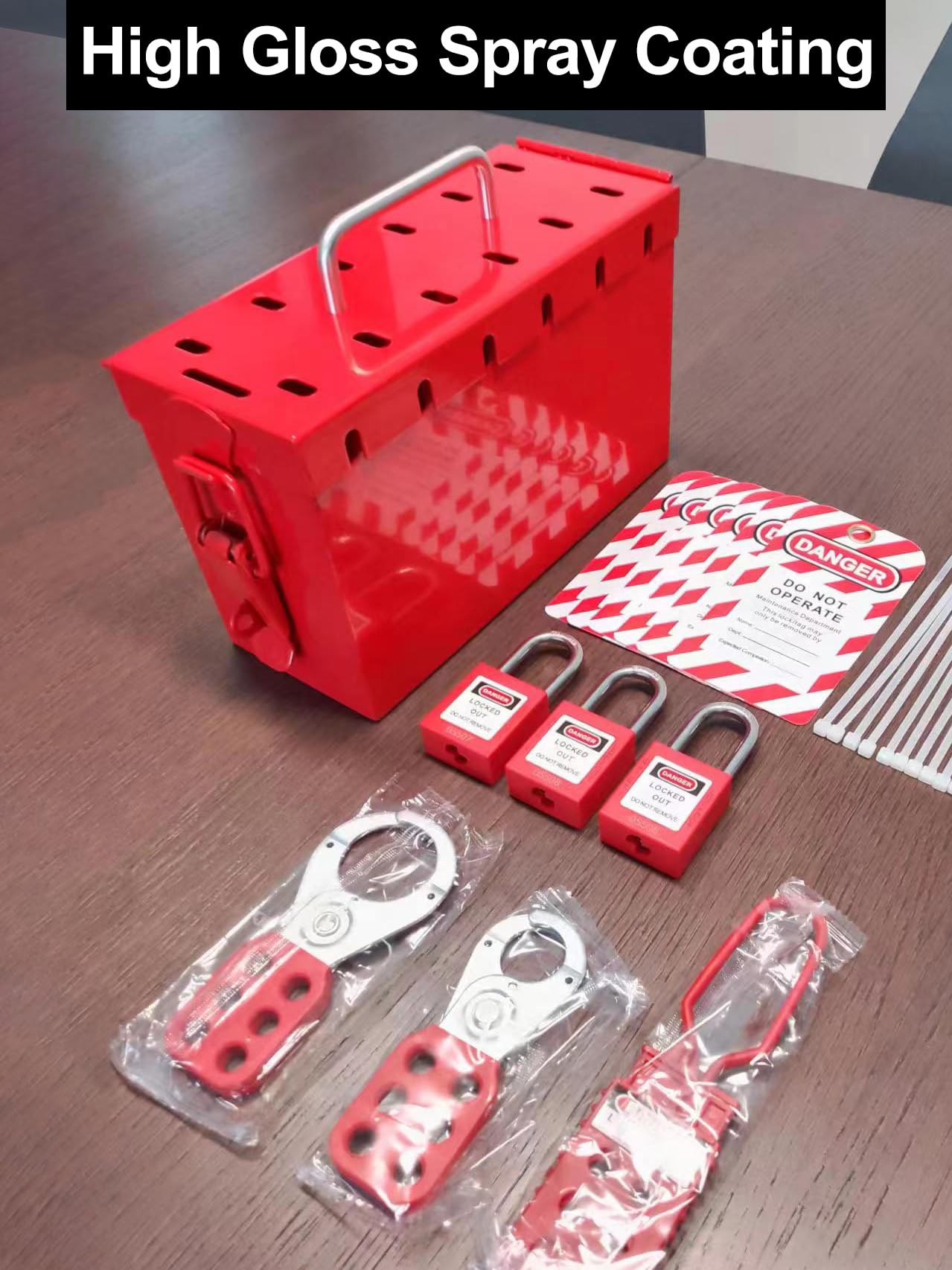 MACCANN&ESSIN Lockout Tagout Group Lock Box Lock Out Tag Out Loto Boxes for OSHA Compliant Procedures (2)