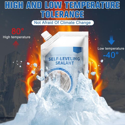 Concrete Caulking Adhesive,Self Leveling Concrete Crack Filler,Self Leveling Sealant,Heavy Duty Crack Filler for Driveway,Quick Drying Sealant for Professionals(Grey/100g)