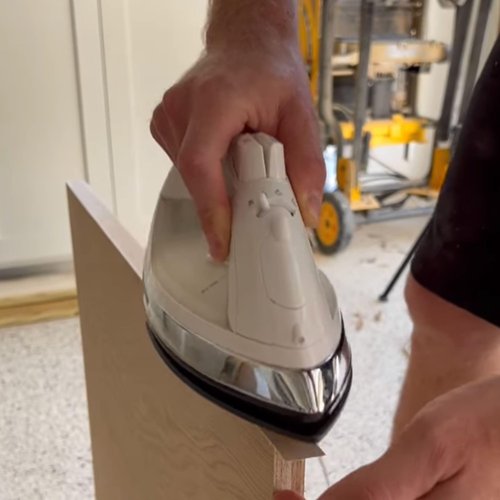 Pre Finish & Pre-Glued Edge Banding White Oak 13/16" x 250' Roll - Easy Application Iron-On Edge Banding