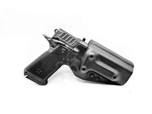 Model 5 Holster for Staccato HD P4, P4.5, Light Bearing OWB, Right & Left Hand (Left Hand - Black - NO Attachment)