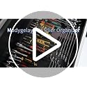 Mudygelay 44Pcs Modular Pliers Organizer for Tool Box Drawer – Black Non-Magnetic