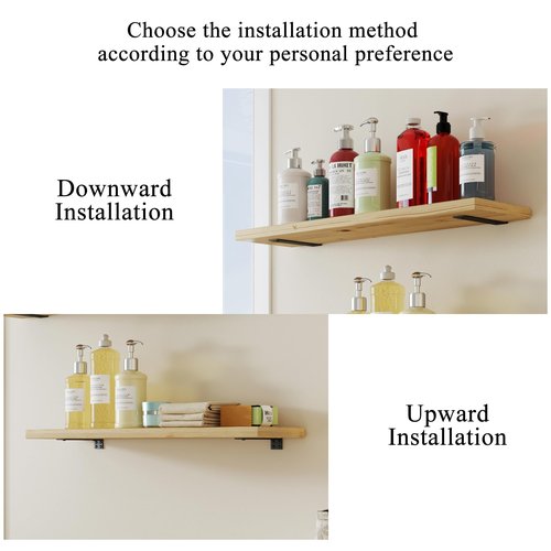 KLOMPAR Heavy Duty Shelf Brackets L6 x H1.6 x W2, (1/5'' Thick) Brackets for Shelves, Metal Shelf Brackets Shelving Brackets 8 Pack