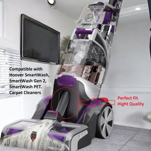 Inlet Lower Hose Compatible with Hoover SmartWash, SmartWash Gen 2, SmartWash PET. Carpet Cleaners FH52000 FH52000G FH52002 FH52002G FH53000