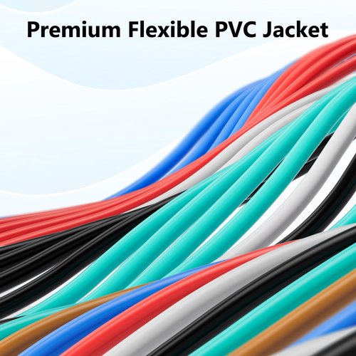 16 Gauge Wire (2-Pack Red/Black Each 25FT), 16AWG CCA, Low Voltage Automotive Primary Harness Wire for Battery, Car Audio, Remote Trailer, Security Alarm, Hook Up Electrical Wires for DIY DC