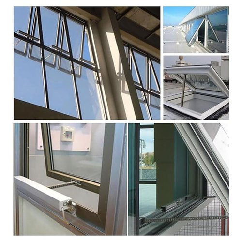 Automatic Window Opener,Electric Chain Window Opener Actuator with Wall Switch and Remote Control,Motorized Window Vent Opener and Closers(11.8in)