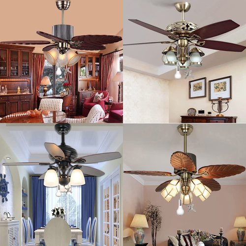 Ceiling Fan Pull Chain, 2pcs 3mm Diameter Beaded Ball Fan Pull Chain , 13.6 Inches Fan Pulls Set with Connector（Nickel ）