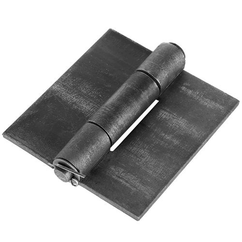 BlueDex 6 Pack Metals 4-3/8"x4-1/8” Heavy Duty Weldable Hinges -Thickness 5 mm Weld On Hinges - Solid Steel Butt Hinge Design for Heavy Gates & Doors - Corrosion & Rust Resistant