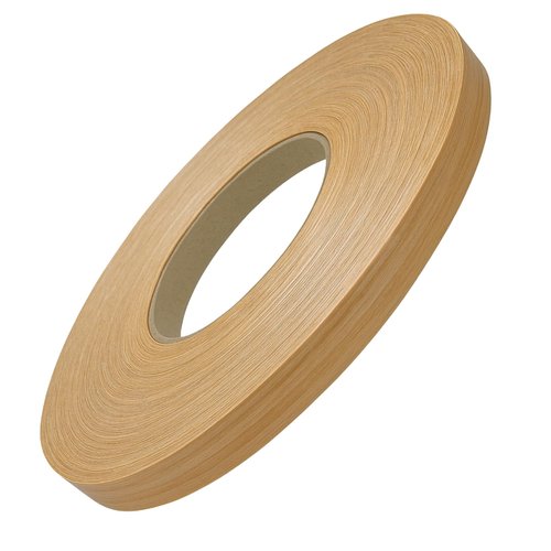 Pre Finish & Pre-Glued Edge Banding White Oak 13/16" x 250' Roll - Easy Application Iron-On Edge Banding