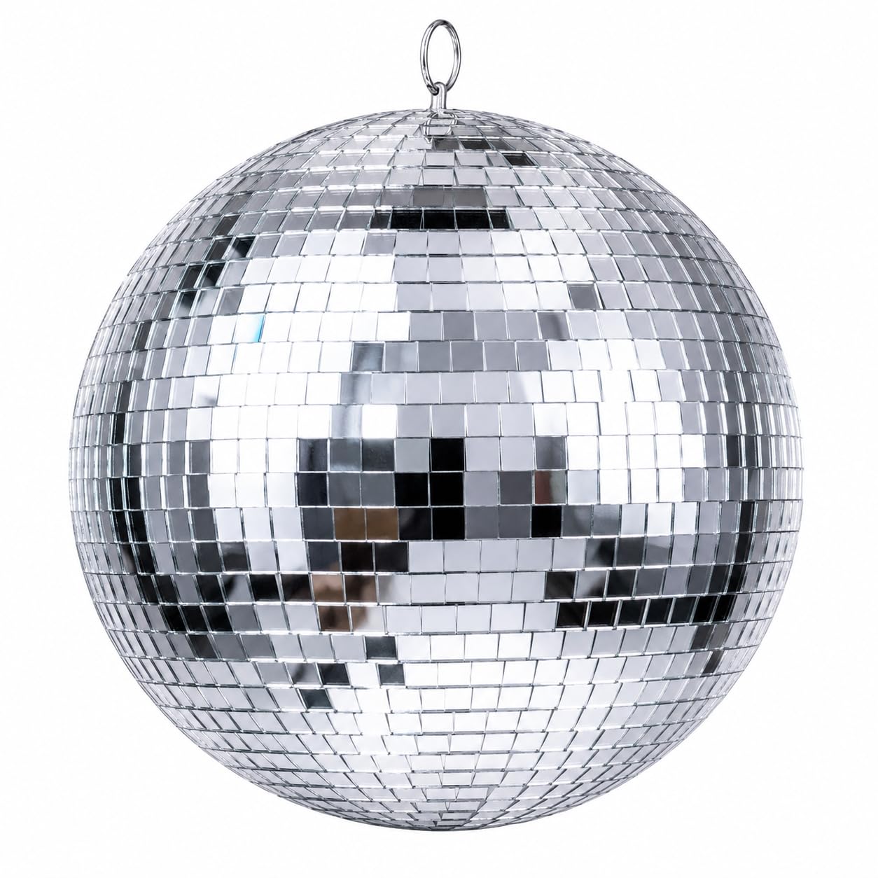 Alytimes Mirror Disco Ball - 8-Inch Cool and Fun Silver Hanging Party Disco Ball –Big Party Decorations, Party Design