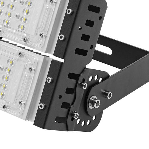 LED Stadium Flood Light 200W Stadium Lights Outdoor LED Flood Light with 180°Rotatable Bracket IP67 Protection Outdoor Security Lights for Factory, Sports Field, Stadiums 100-277V (12.28*12.4*2.76in)