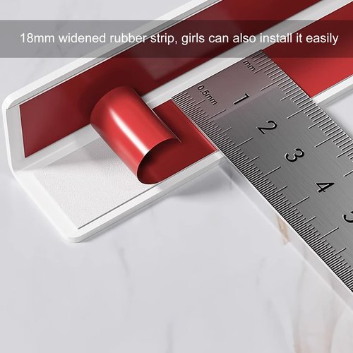 LSJINGS PVC Edge Protection Edge Trim, Indoor Self-Adhesive Corner Trim Strips, Corner Protector Strips to Decorate The Living Room Right Angle Edging(Wood White,4x100cm/1.6x39in)