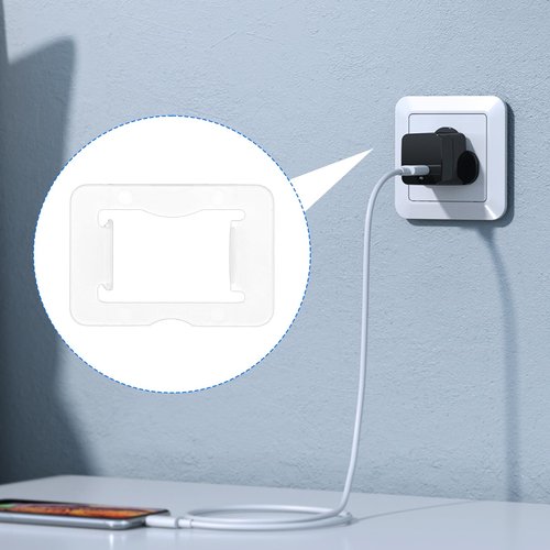 24 Pack Outlet Tighteners for Loose Outlets - Fix Wobbly Plugs & Prevent Sparks! Plastic Electrical Plug Saver Inserts, Easy No-Tool Install for Standard 2 Prong US Outlets