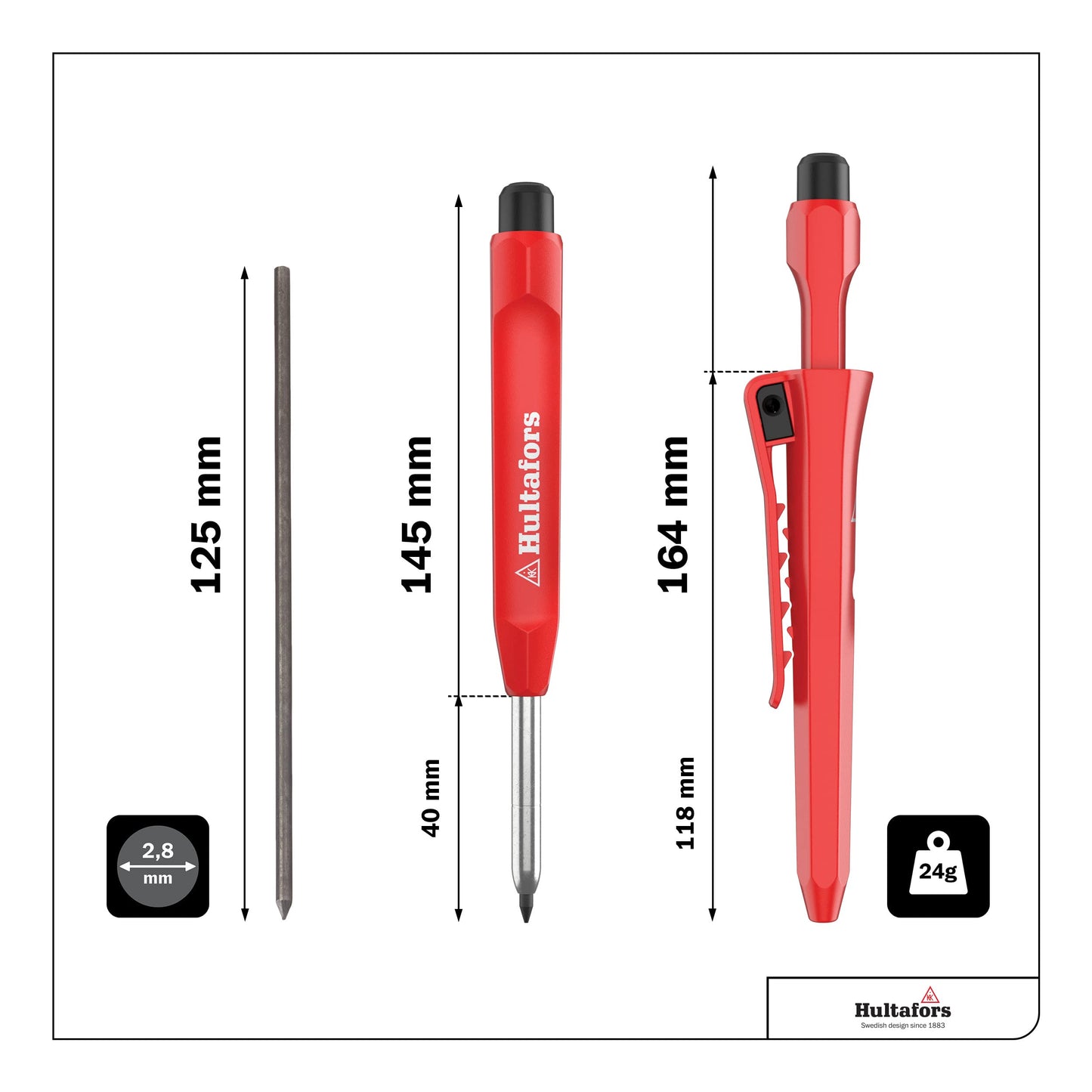 Hultafors Tools 650100 Dry Marker HDM, 483179