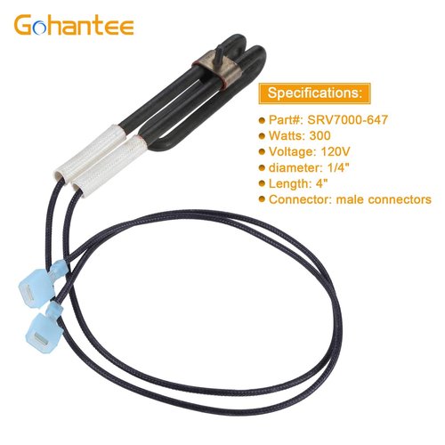 gohantee Pellet Stove Loop Igniter, SRV7000-647 Ignitor Compatible with Quadrafire Pellet Stoves Mt Vernon AE, Mt Vernon AE Insert