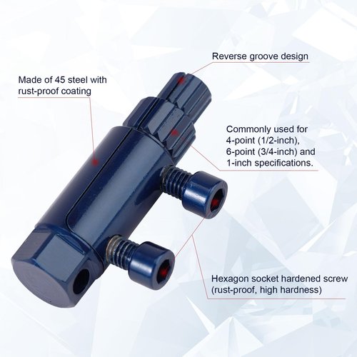 Broken Valve Thread Extractor Tool, Faucet Remover Tool with Water Claw Easy Out Bolt Extractor Kit with Wrench for Pipe Nipple Bolt Broken Tap