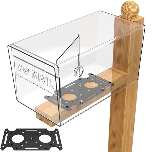 Mailbox Mounting Bracket, Plate for Post Mount Mailboxes, Compatible with Mail Boss, Architectural MAILBOXES, Gibraltar, hykolity, ShoppingOnBed, adoorn