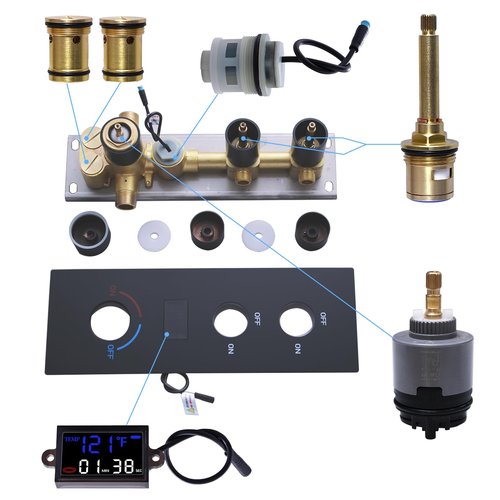 AYIVG Shower System Mixer Valve Cartridge Replacement Parts