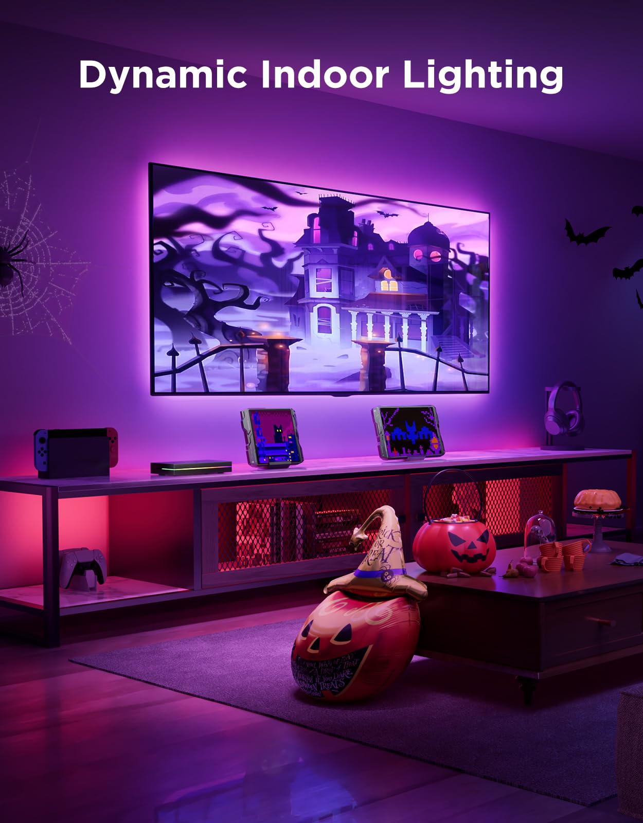 Govee Gaming Pixel Light, RGBIC LED Panel with Real-time Info Display, 150+ Scene Modes & DIY Options, Smart Pixel Lights (Wi-Fi Only), Works with Alexa, Ideal for Game Room Decor, 32x32 Pixels