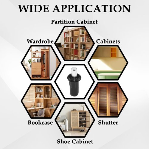 Aifeier ET 8 Pieces Cabinet Door Repair Pins Damper Replacement Repair Pins Blinds Spring Loaded Furniture Fittings Door Spring Parts
