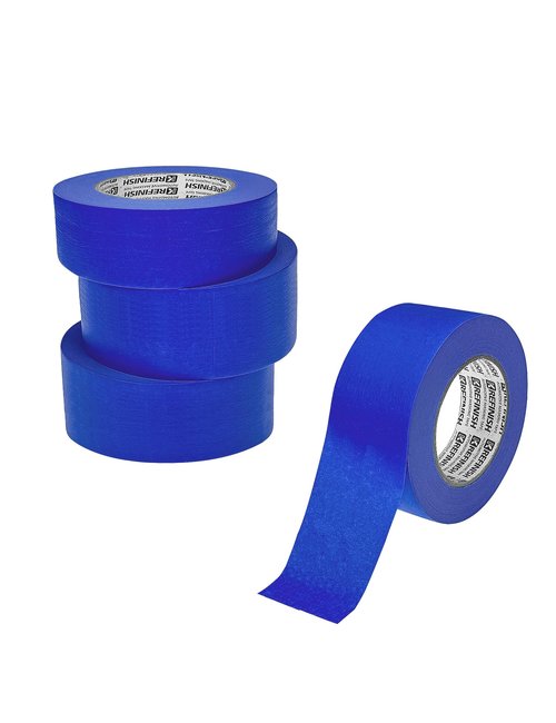 KREFINISH Blue Painter's Tape for Car Paint No Residue Auto Masking Tape for Automotive Painting - Heat Resistant for Paint Booth, 1.88 Inches x 60 Yards, 4 Rolls