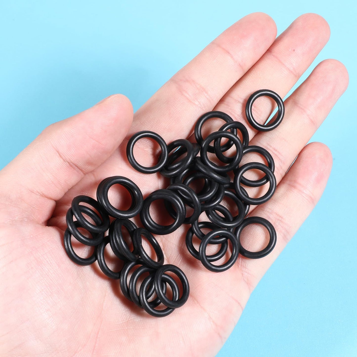 100 Pack Nitrile Rubber Gasket O-Ring Replacement, Pressure Washer O-Rings, OD 16mm ID 11mm 2.5mm Width Sealing Fittings, Garden Hose O Ring