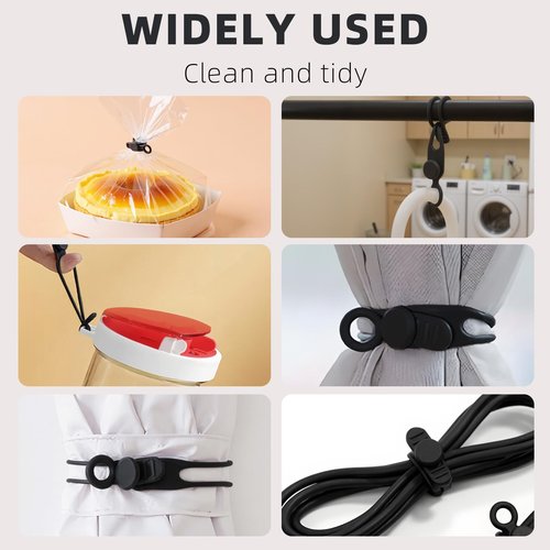 Data Cable Organizer, 2025 New Elastic Silicone Cable Straps Cord Organizer, Reusable Cable Ties Wire Organizer for Bundling and Fastening Earphone, Phone Charger (12 Pcs)
