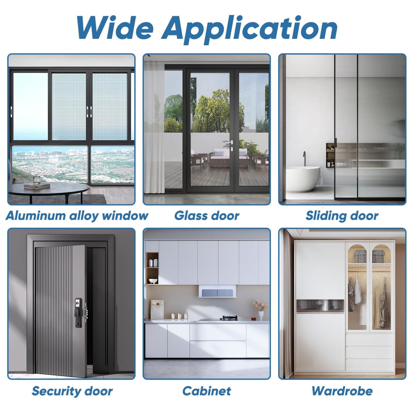 YoleShy 33 Ft Brush Weather Stripping Door Seal Strong Self-Adhesive Weather Stripping Window Seal Soundproofing Windproof Dustproof 0.35 in Wide x 0.2 in Thick, Grey