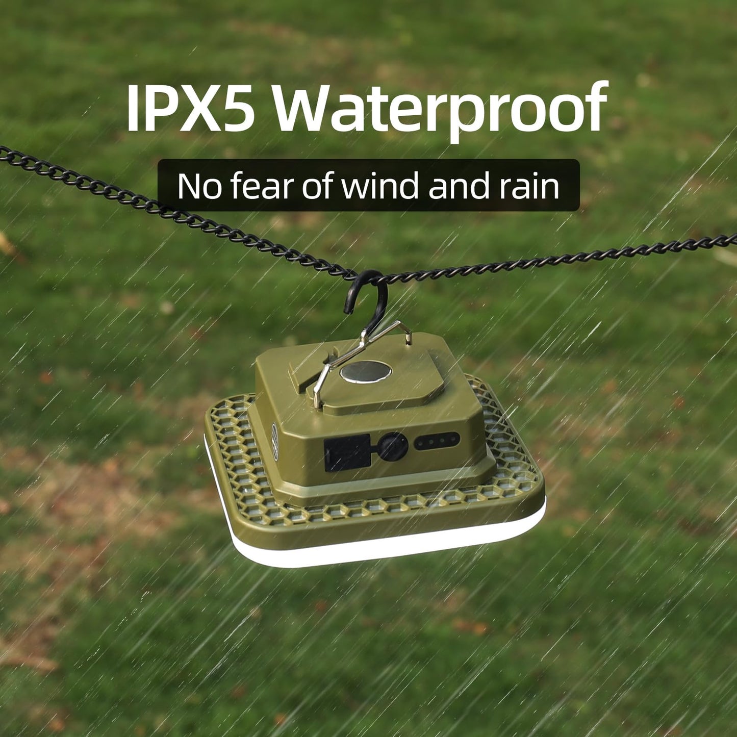 Portable Rechargeable LED Camping Lights for Hanging,Waterproof Outdoor Light,Super Bright Hanging Lanterns for Tents