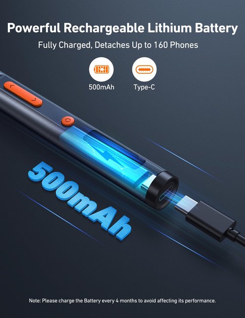 AstroAI ES60 3.7V Mini Electric Screwdriver, 63-in-1 Electric Screwdriver Cordless Set with 60 Magnetic Bits, Rotatable Magnetic Storage, Repair Tool Kit for Phone Camera Laptop Watch