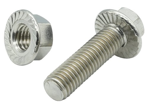 Dsnaduo Stainless Steel Flange Screws, Flange Bolts, Exhaust Manifold Hardware Kit (Bolts&Nuts) M10X1.5-35mm (6-Pack)