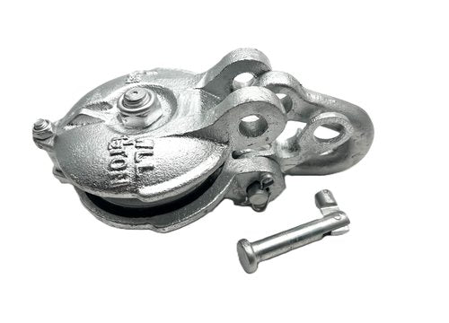Yarding Block with Shackle & Pin: 1.5, 3, 4.5 and 6 Ton Capacity (1.5 Ton - 3 inch Sheave)