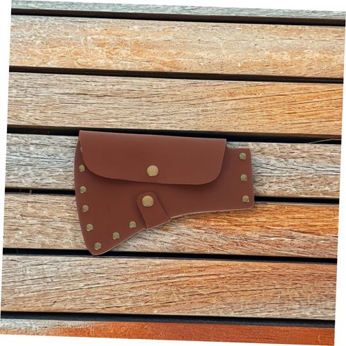 CAXUSD Portable PU Axe Protector Sleeve for Outdoor Camping Hand Axe Cover with Safety Guard for Hiking and Woodworking