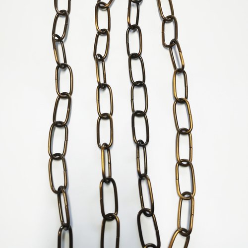 WOERFU 6 Feet Gold Bronze Finish Pendant Chandelier Light Fixture Hanging Lighting Chain (Gold Bronze)