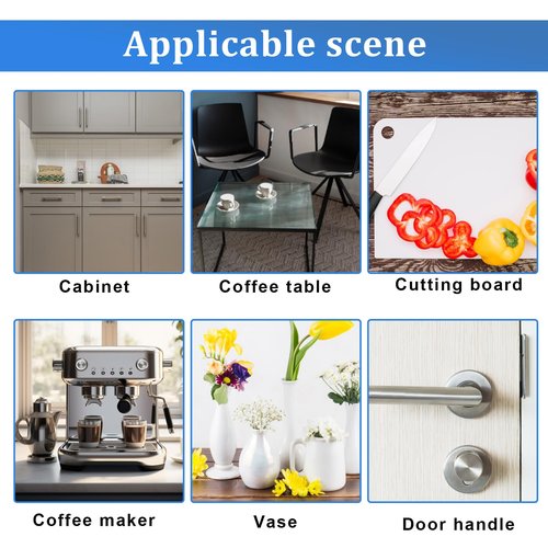 72Pcs Glass Table Top Anti Slip Pads Bumpers 15 * 2mm Clear Silicone Bumper Pads Rubber Cabinet Bumpers Dots for Under Glasses Non Slip Furniture Pad Self Adhesive