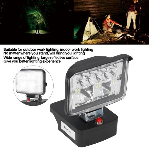 SASKATE LED Work Light Flood Outdoor Bright Security Daylight Exterior Floodlights for 18V
