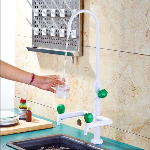 Takuey Copper Deck Mount Laboratory Faucet Water Taps Set Chemistry Lab Faucet
