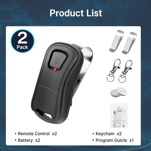 2 for Genie Garage Door Opener Remote GIT-1 G1T-BX 38501R Compatible with Overhead Door Legacy Python (1997-Present)