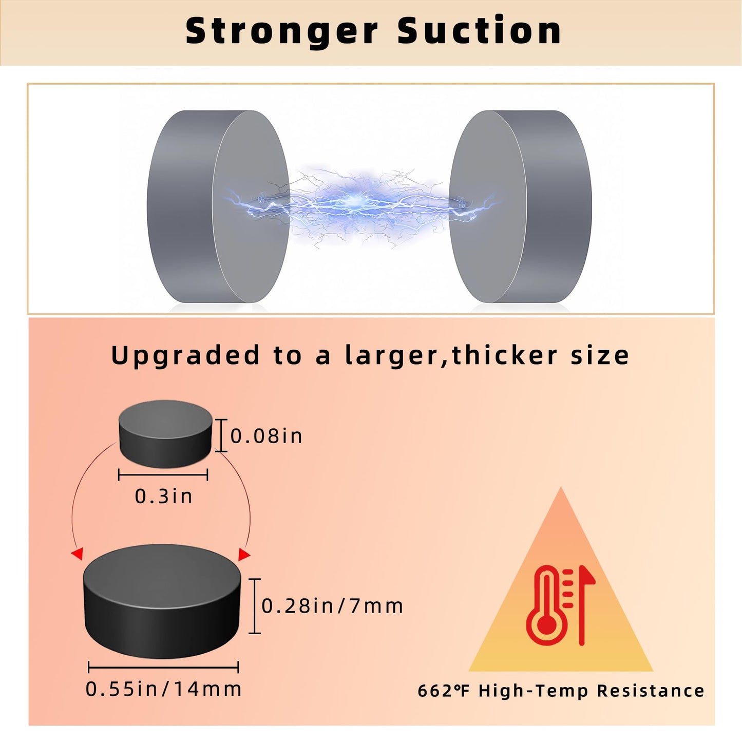 6Pcs Air Fryer Magnet Silicone Buckle for Holding Down Parchment Paper Liner，Keep Air Fryer Paper Liners in Place Prevent Burning (BLACK, 2Set 6Pcs)