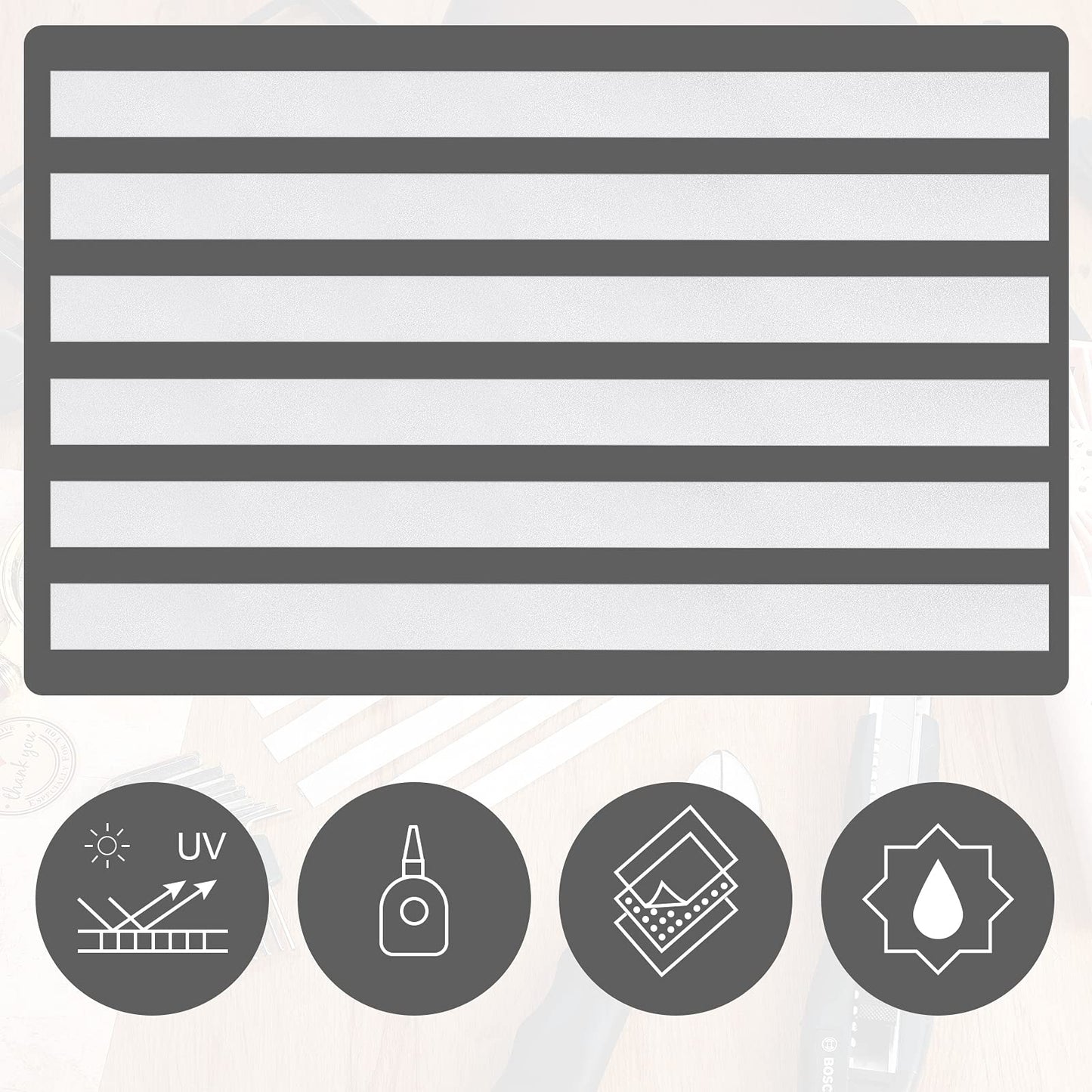 20 Pieces Reflective Tape Tachometer Tapes Strips for Optical and Laser Reflective Sticker for Non-Contact Digital Photo Tachometers Accessories Optical and Laser Tach RPM