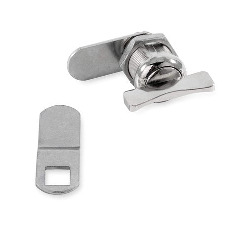 Camco 44323 7/8" Thumb Operated Offset Cam Lock, Multicolor