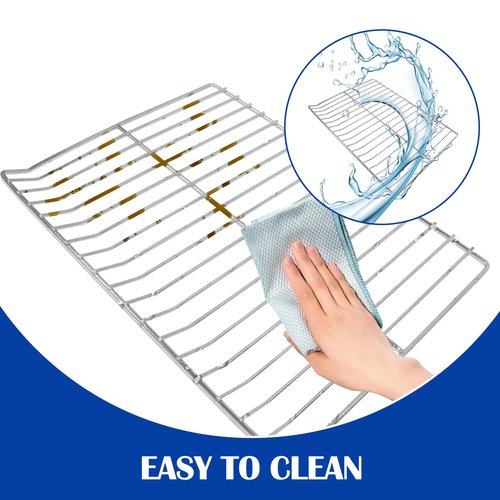 Upgrade WB48T10095 Range Oven Rack for GE Stove Oven Parts 304 Stainless Steel Rack-flat for GE WB48K5019 WB48K5019 AP5665850 WB48K0001