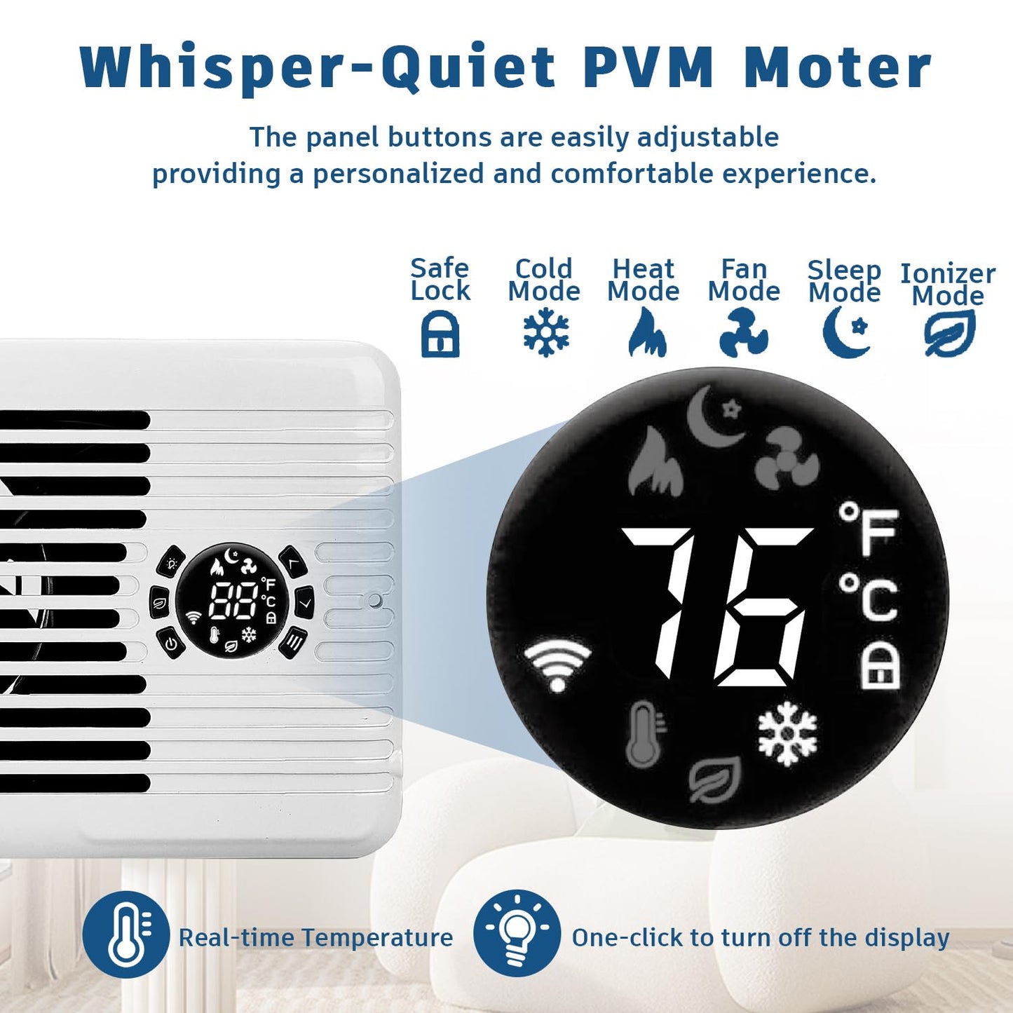 TMYICE Register Booster Fan for 4" x 12" Register Holes, Smart AC Vent Booster Fans Improves Heating & Cooling with Remote and Thermostat Control,10-Speed Quiet Vents Fan for Floor Ceiling